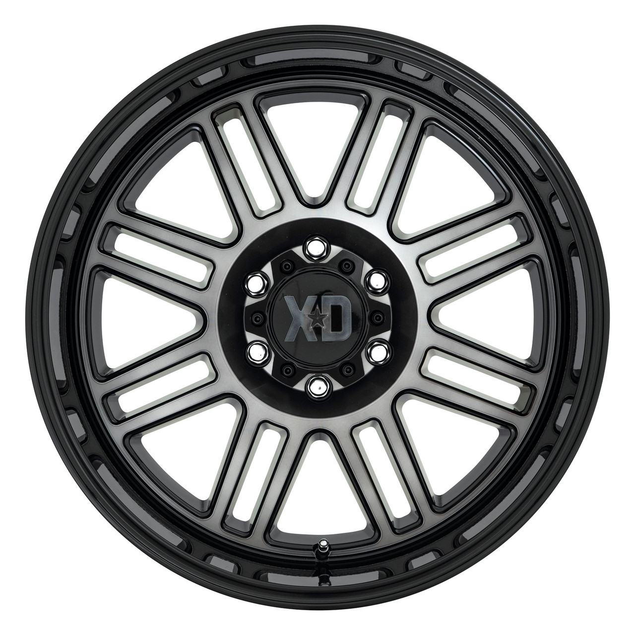 XD XD850 Cage 20x9 6x135 Gloss Black With Gray Tint Wheel 20" 0mm Rim