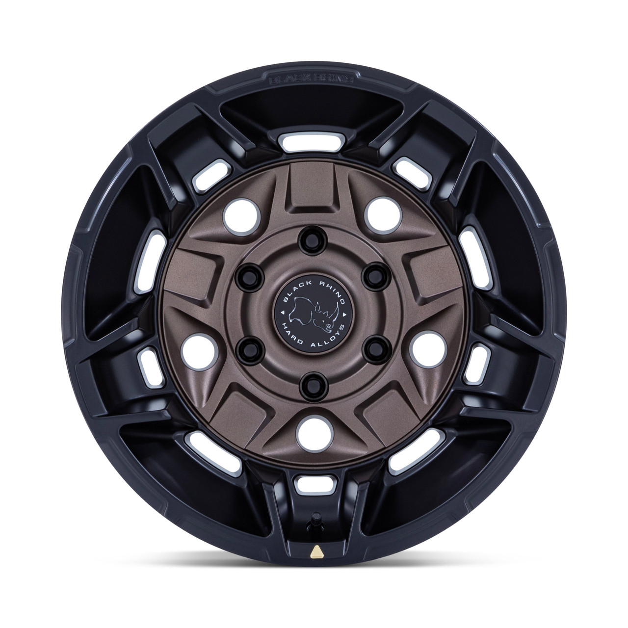 Set 4 17" Black Rhino BR028 Guard Bronze Matte Blk-Lip 17x8.5 6x5.5 35mm Wheels