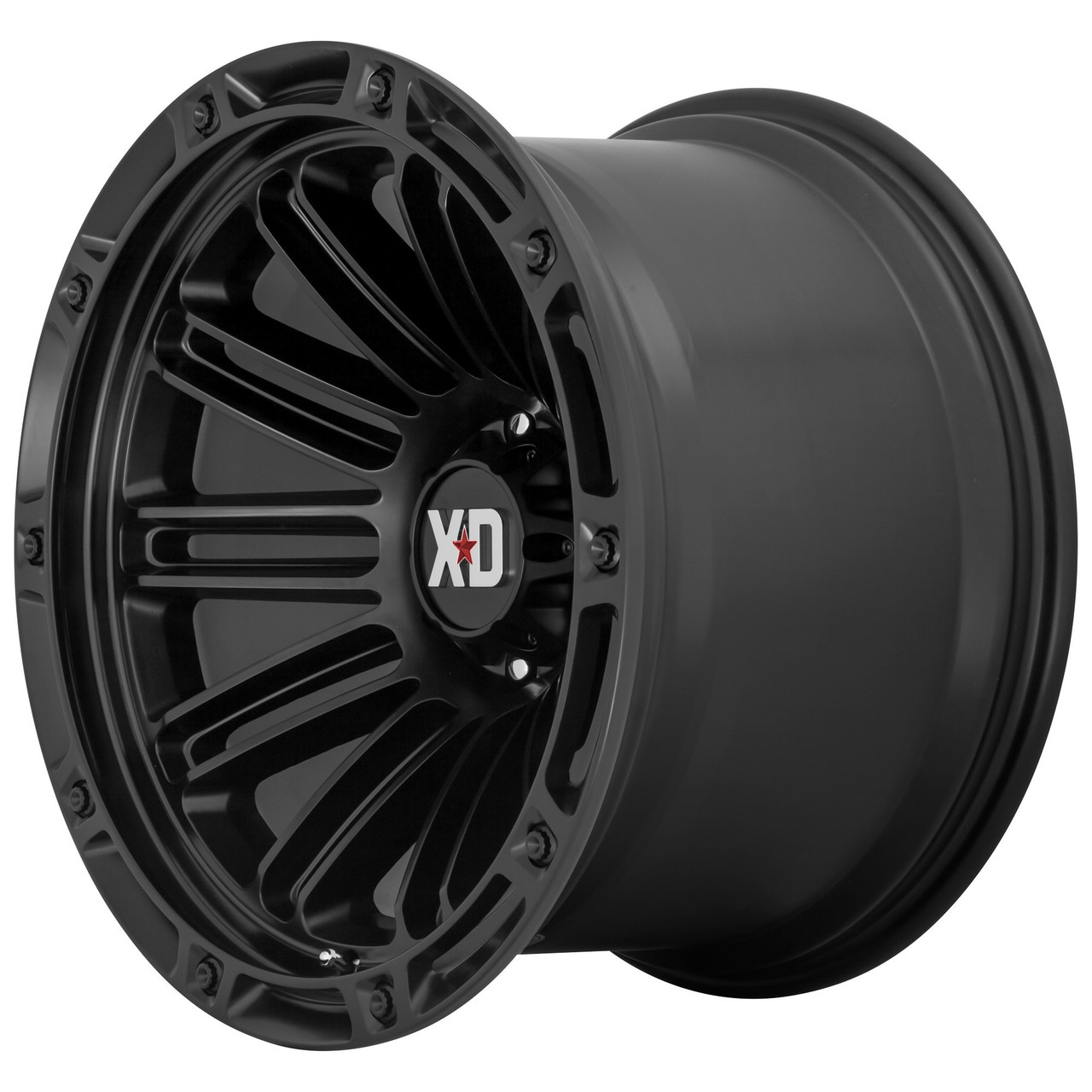 20" XD XD846 Double Deuce 20x10 Satin Black 6x5.5 Wheel -18mm Rim 20" XD XD846 Double Deuce 20x10 Satin Black 6x5.5 Wheel -18mm Rim