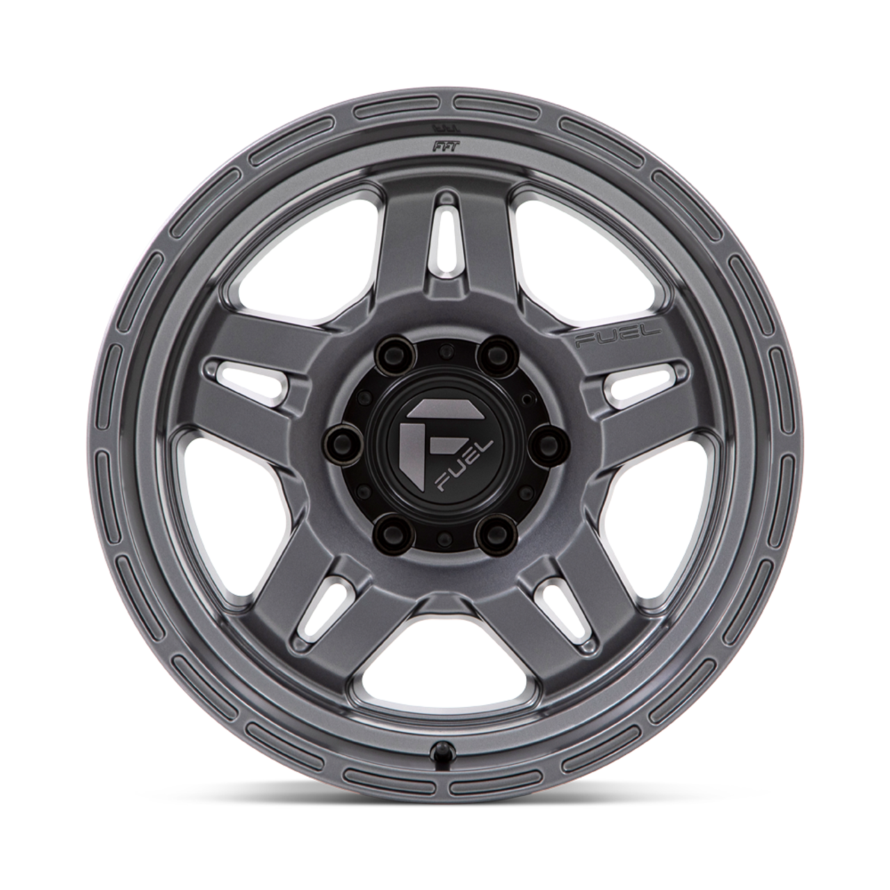 Set 4 Fuel D801 Oxide 18x9 5x5 Matte Gunmetal Wheels 18" -12mm Rims