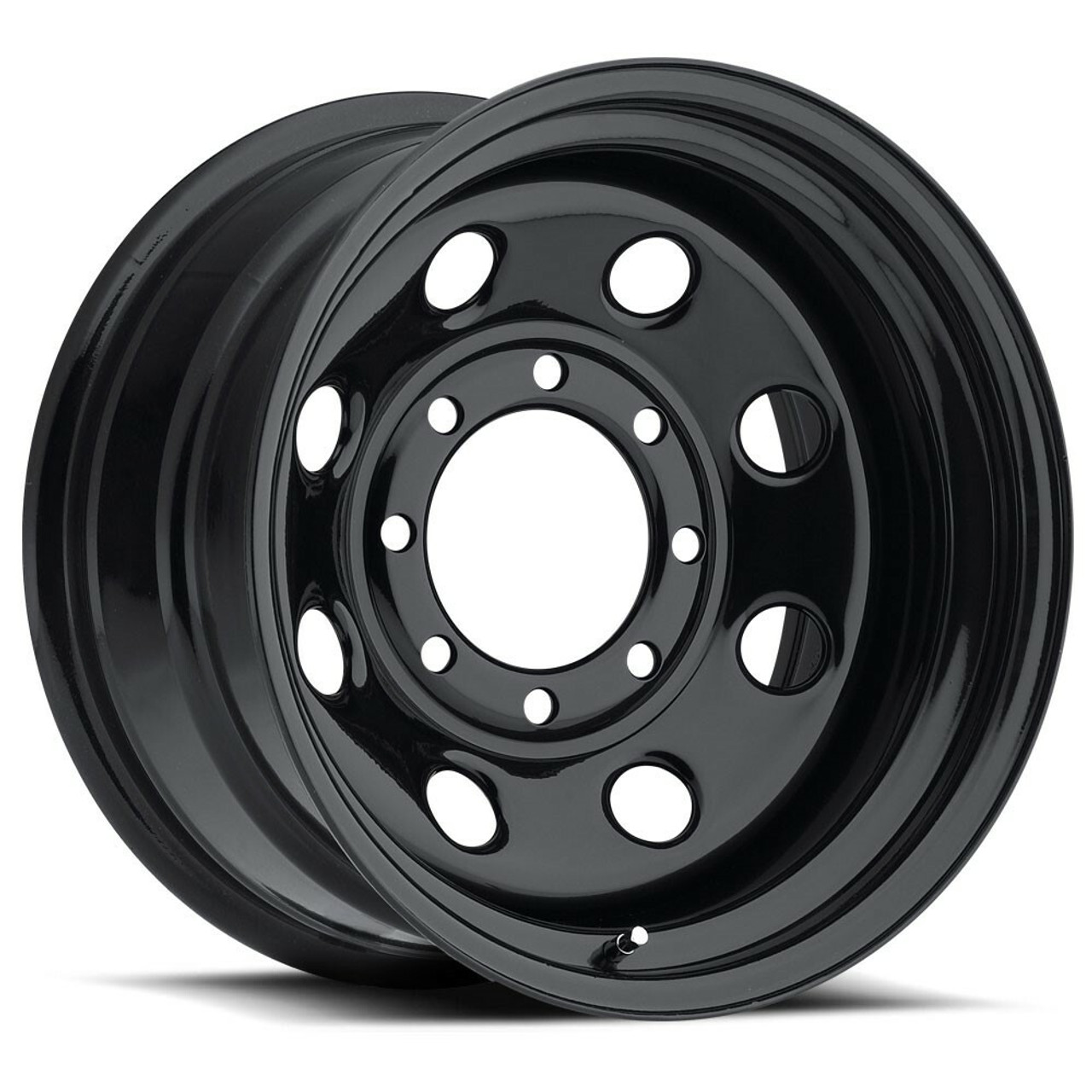 Set 4 16" Vision HD 85H Soft 8 Gloss Black Wheels 16x7 6x5.5 (6x139.7) Rims 0mm