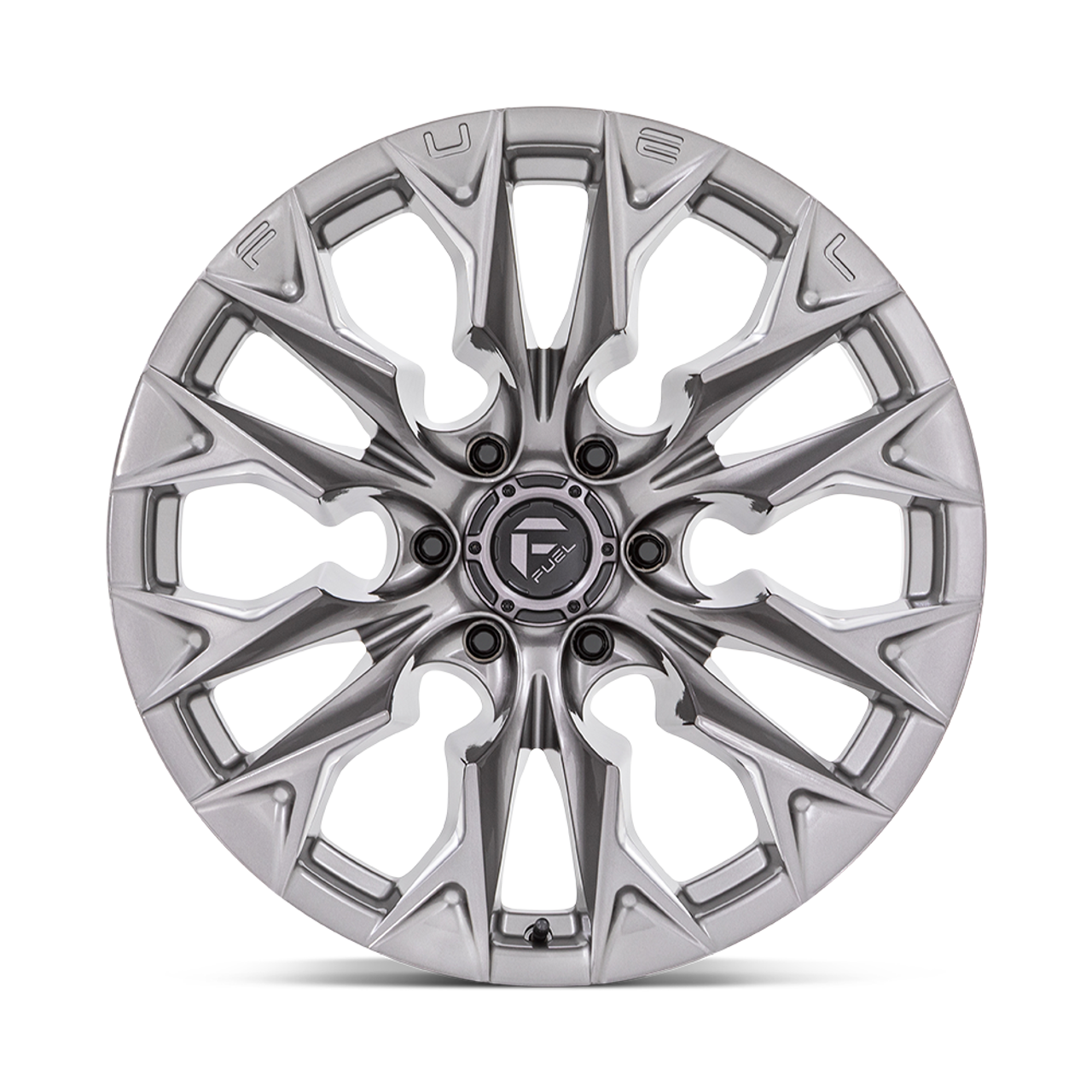 Set 4 Fuel D806 Flame 20x9 6x135 Platinum Wheels 20" 20mm Rims