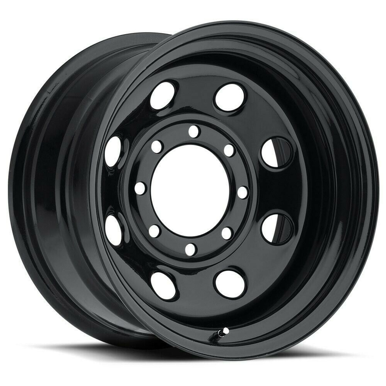 Set 4 15" Vision HD 85H Soft 8 Gloss Black Wheels 15x7 6x5.5 (6x139.7) Rims -6mm
