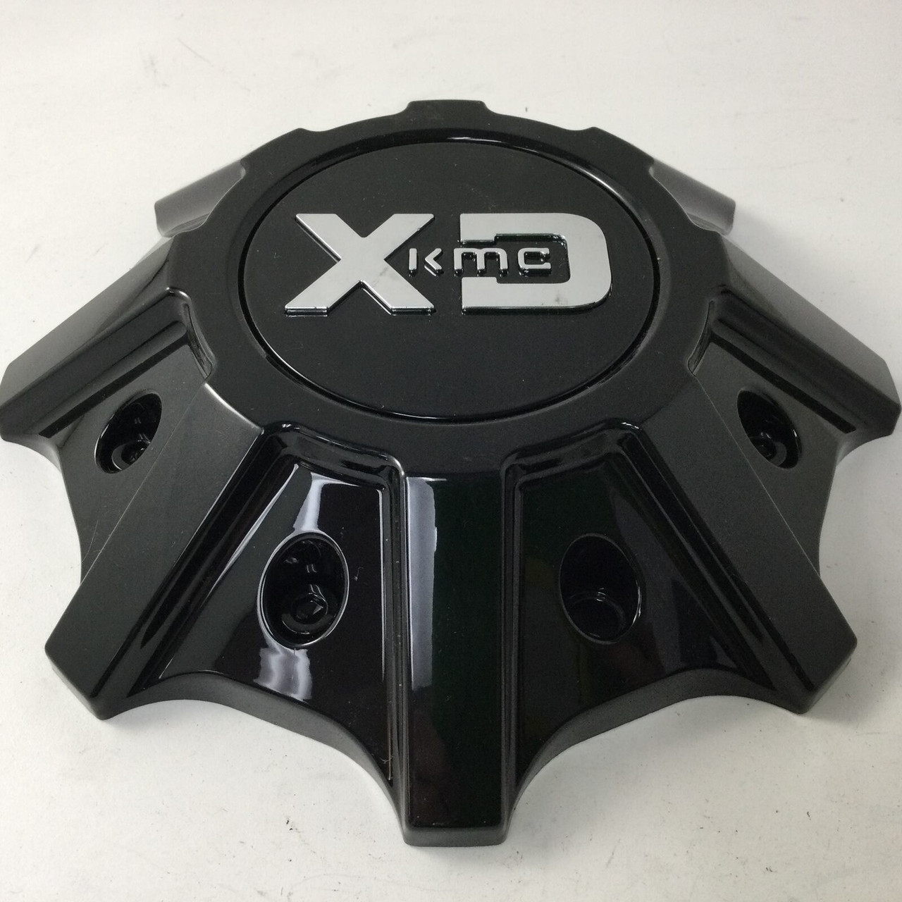 KMC XD838 Gloss Black T148L215-H48-S1 Center Cap Used T148L215-H48-S1