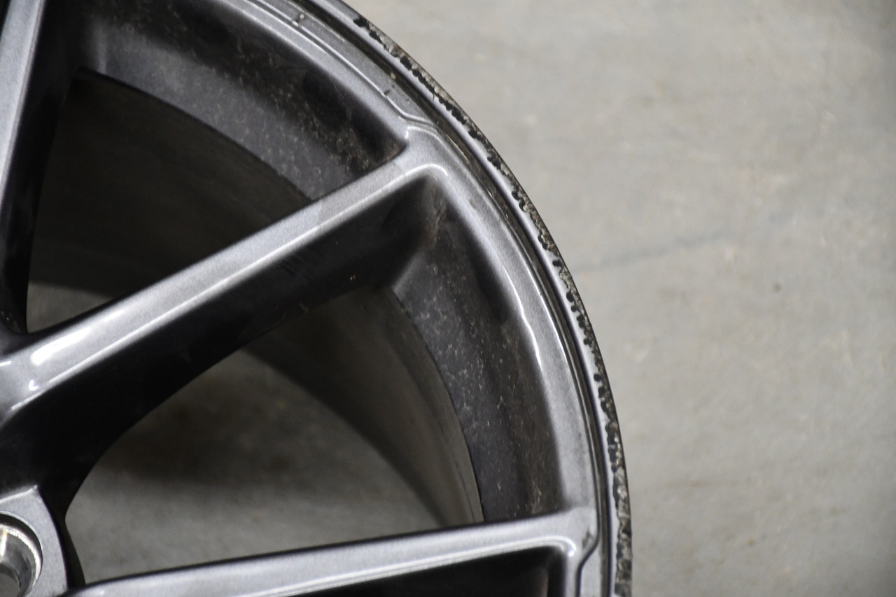 Single 18x8.5 Tesla Model 3 2017-2023 Silver Wheel 5x4.5 Rim Takeoff