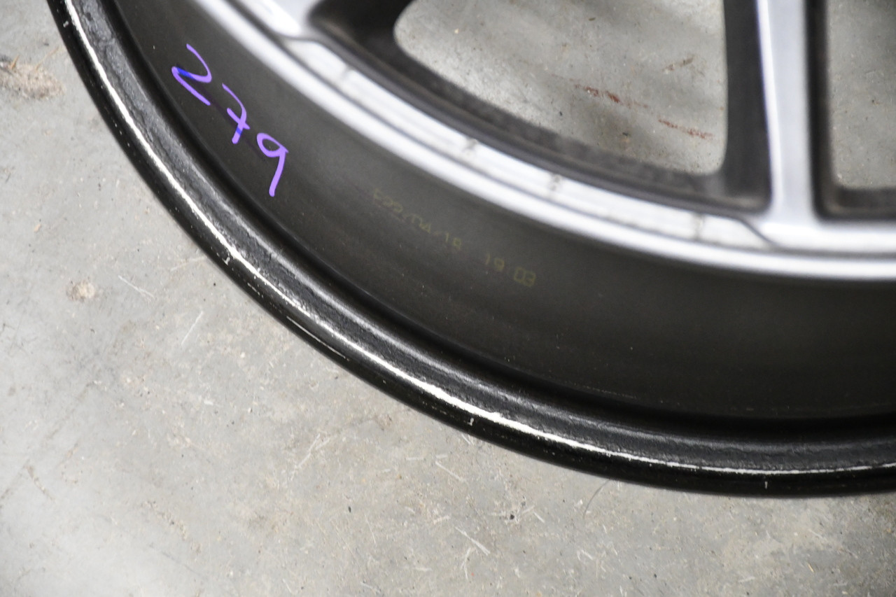 Single 18x8.5 Tesla Model 3 2017-2023 Silver Wheel 5x4.5 Rim Takeoff