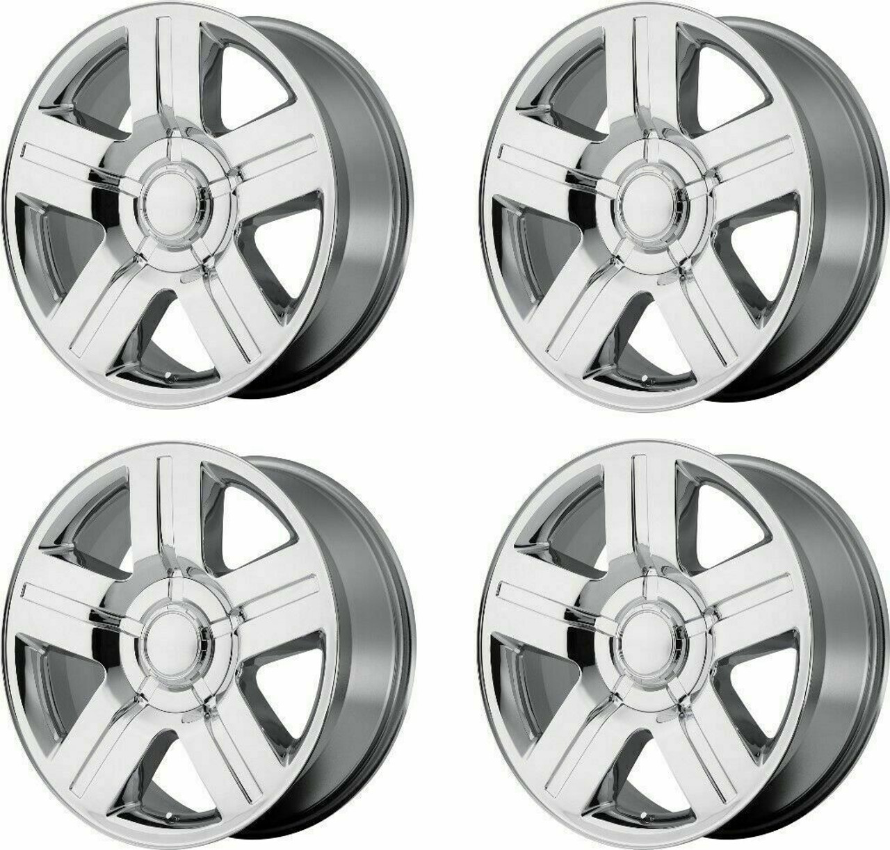 Set 4 Performance Replicas PR147 26x10 6x5.5 Chrome Wheels 26" 31mm Rims