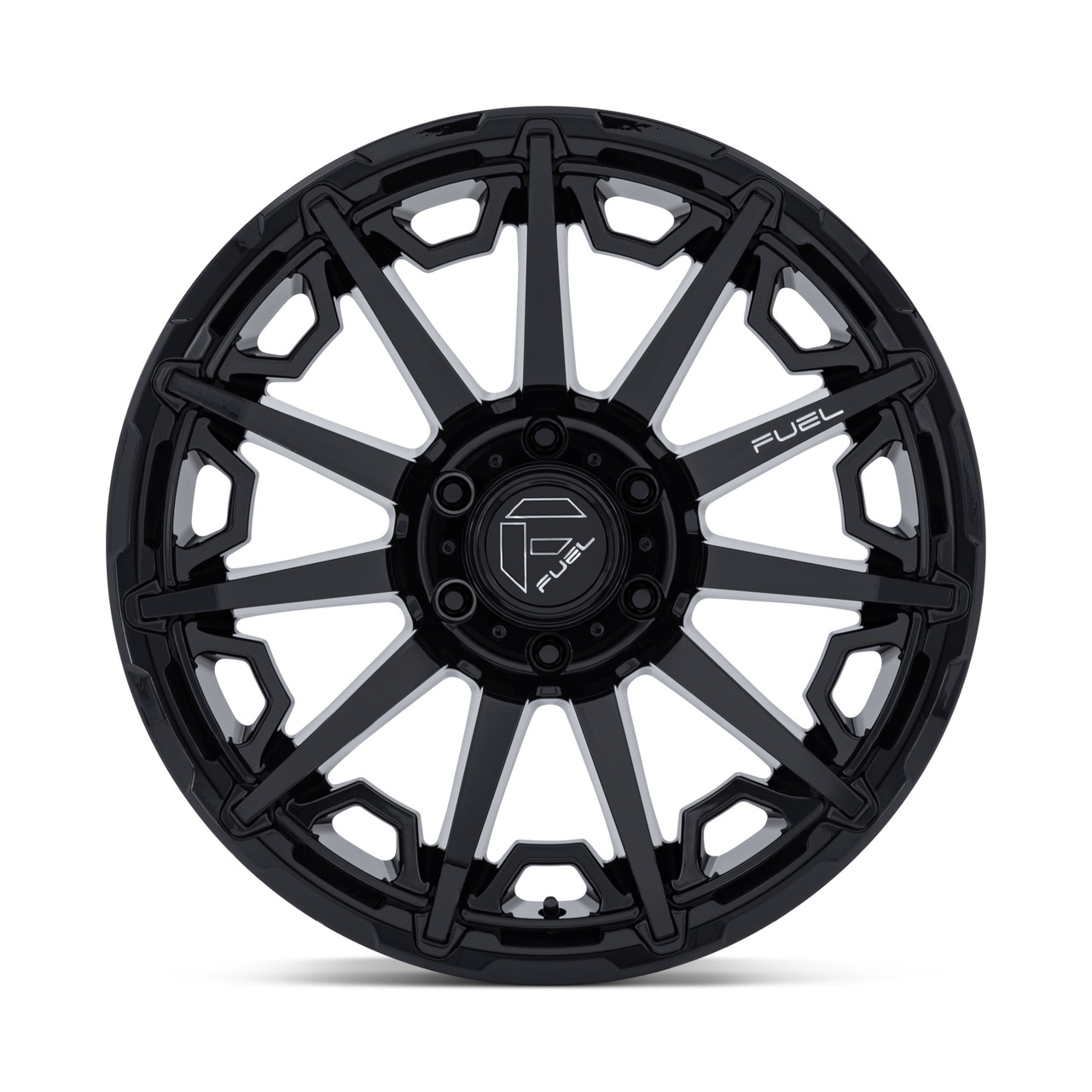 Set 4 20" Fuel FC900 Grip Gloss Black 20x9 Wheels 6x5.5 20mm Offroad Truck Rims
