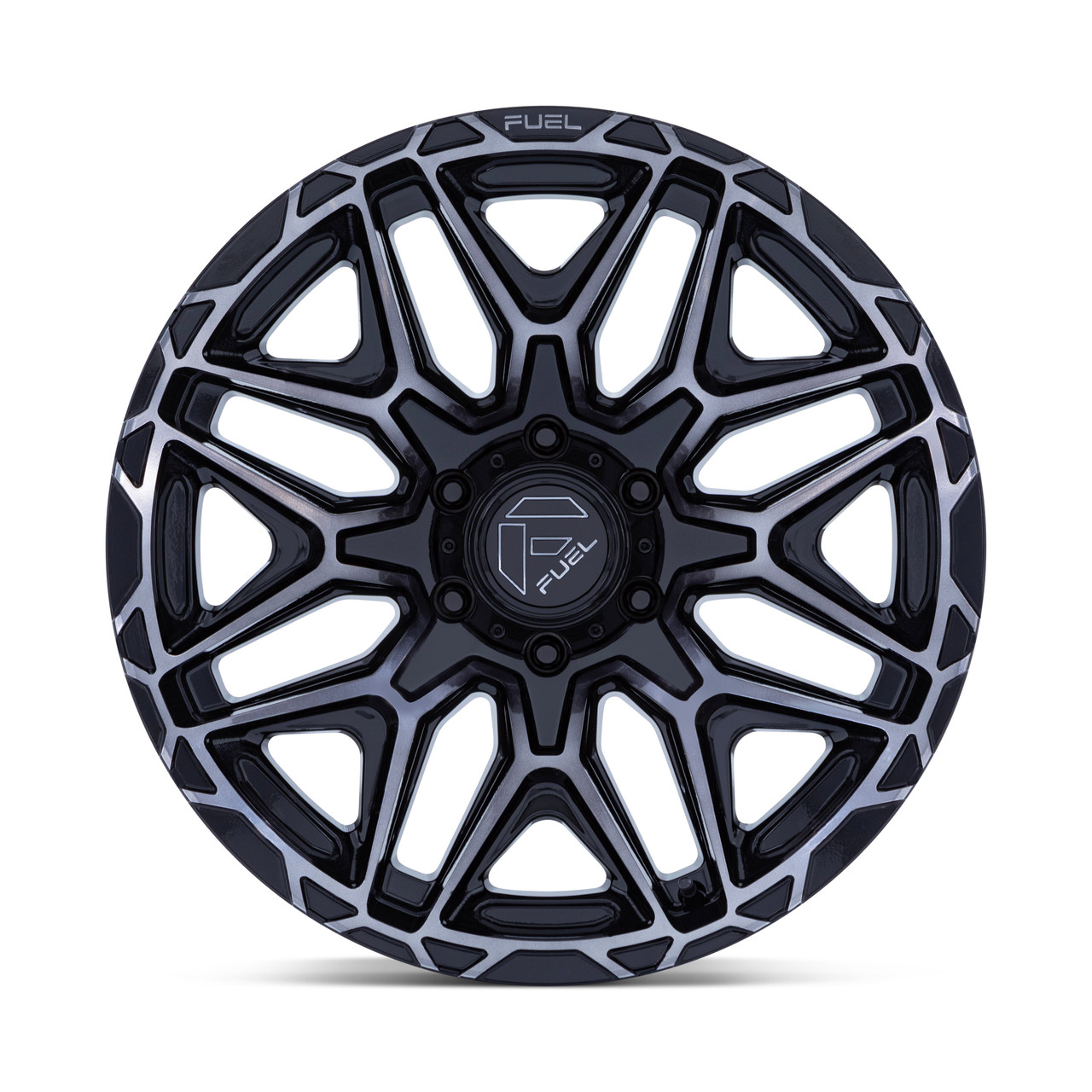 Set 4 22" Fuel FC885 Injector Gloss Black Machined FC DDT 22x9 Wheels 8x180 1mm