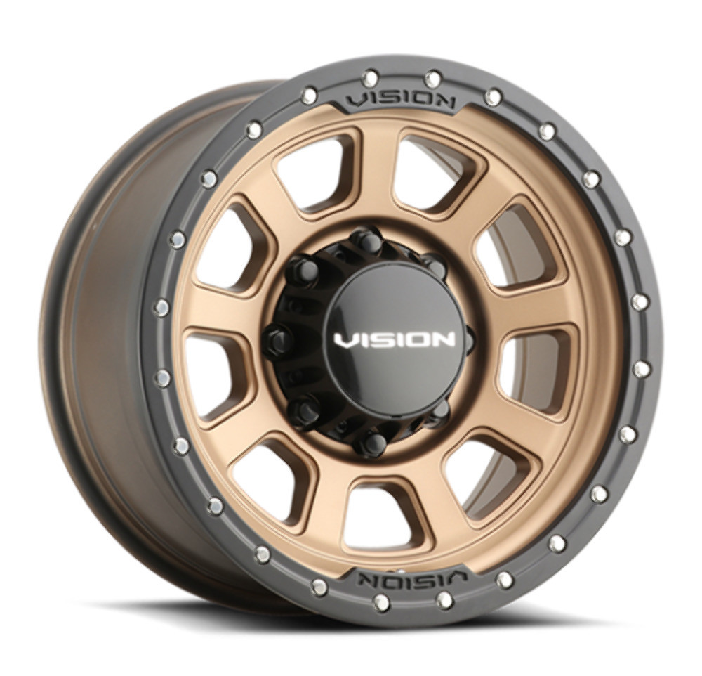 Set 4 18" Vision 350 Ojos   Bronze 18x9 Wheels 6x135 12mm Rims