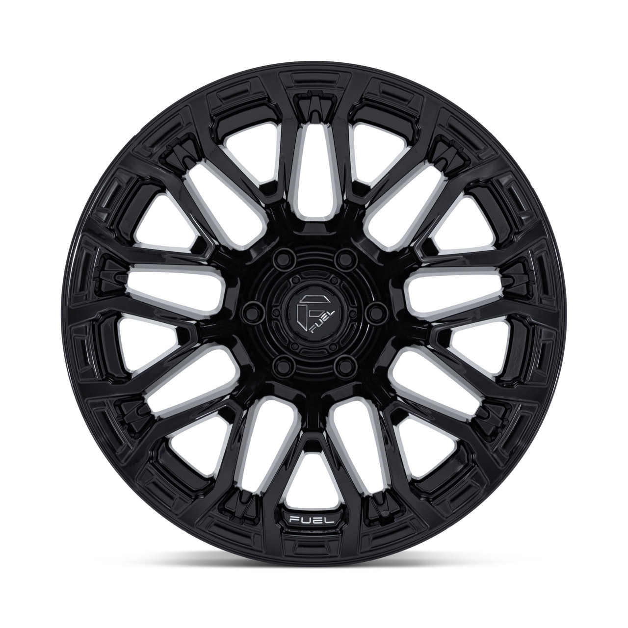 Set 4 20" Fuel FC899 Chisel Gloss Black 20x10 Wheels 6x135 -18mm Truck SUV Rims