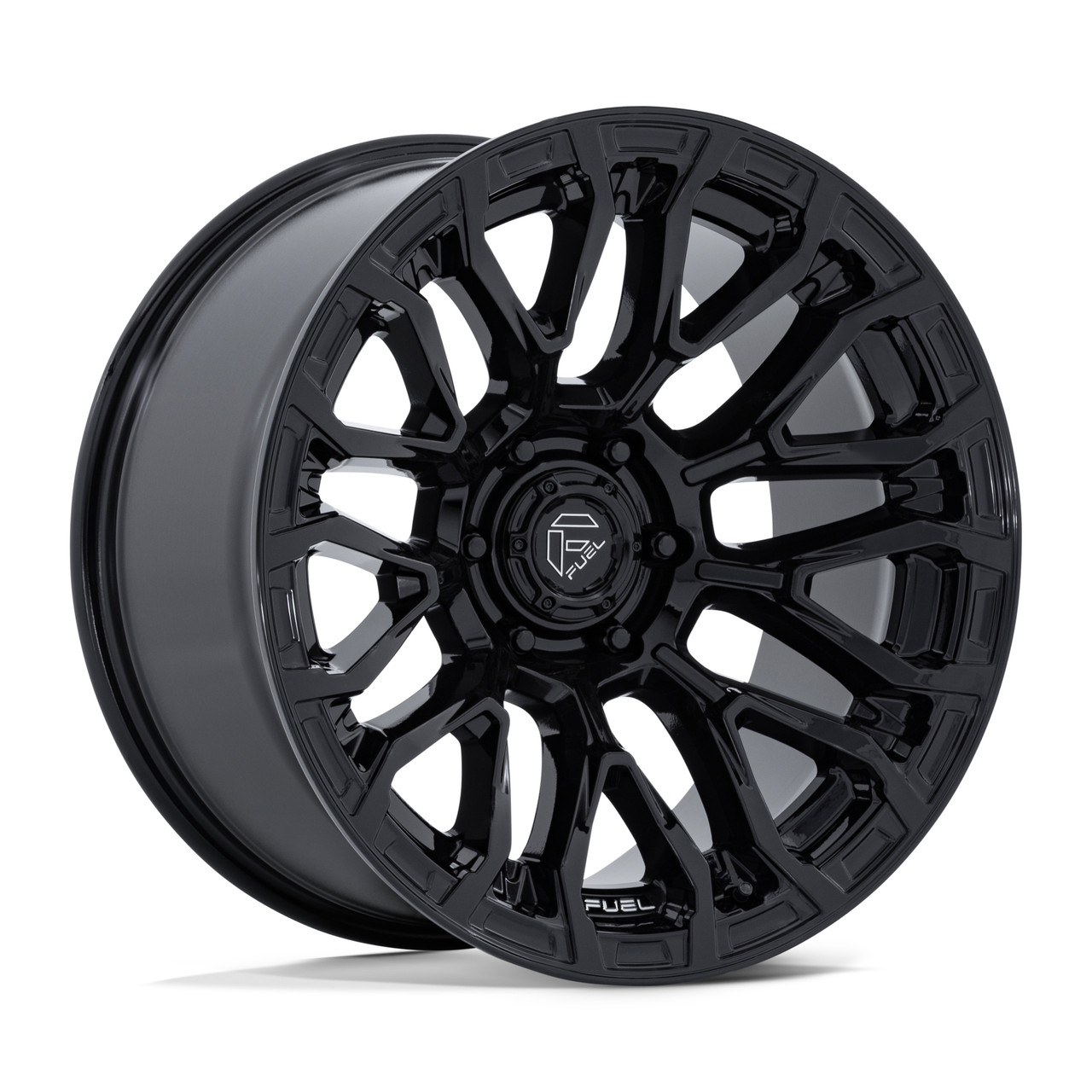 Set 4 20" Fuel FC899 Chisel Gloss Black 20x9 Wheels 6x135 1mm Offroad Rims