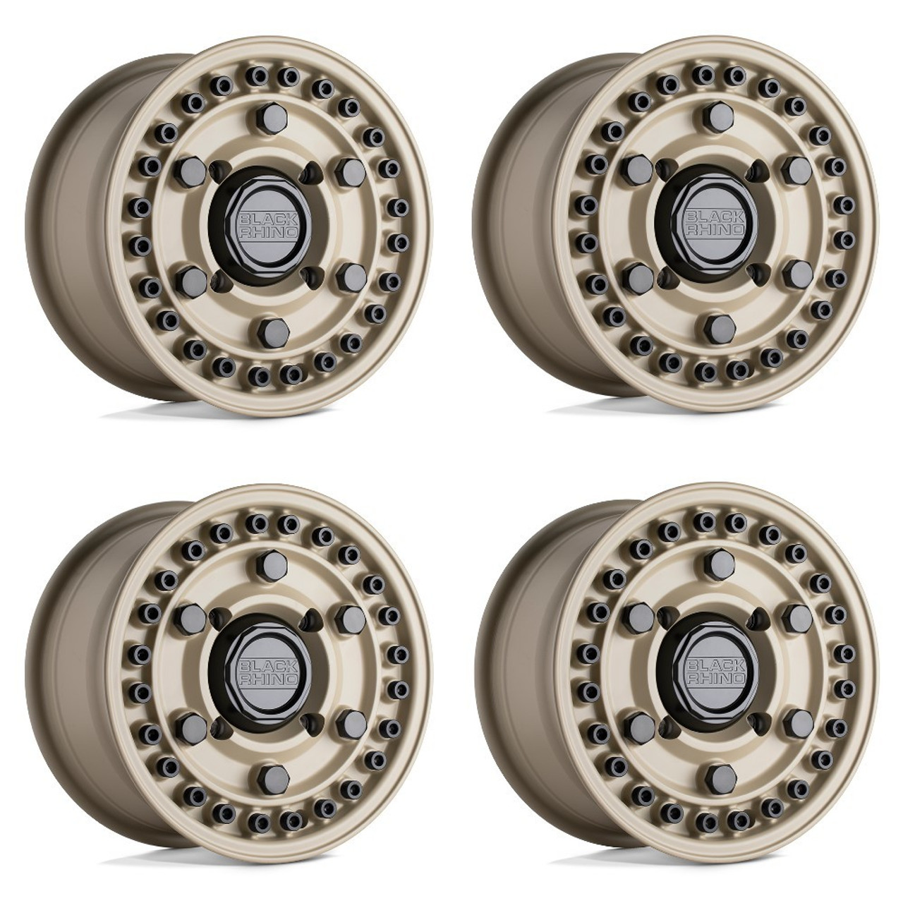 Set 4 Black Rhino Powersports Armory Utv 15x7 4x156 Desert Sand Wheels 15" 51mm Set 4 Black Rhino Powersports Armory Utv 15x7 4x156 Desert Sand Wheels 15" 51mm