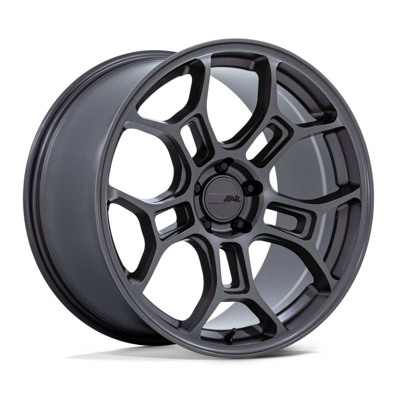Set 4 20" American Racing AR952 GT Street Matte Gunmetal 20x10 5x4.5 35mm Wheels