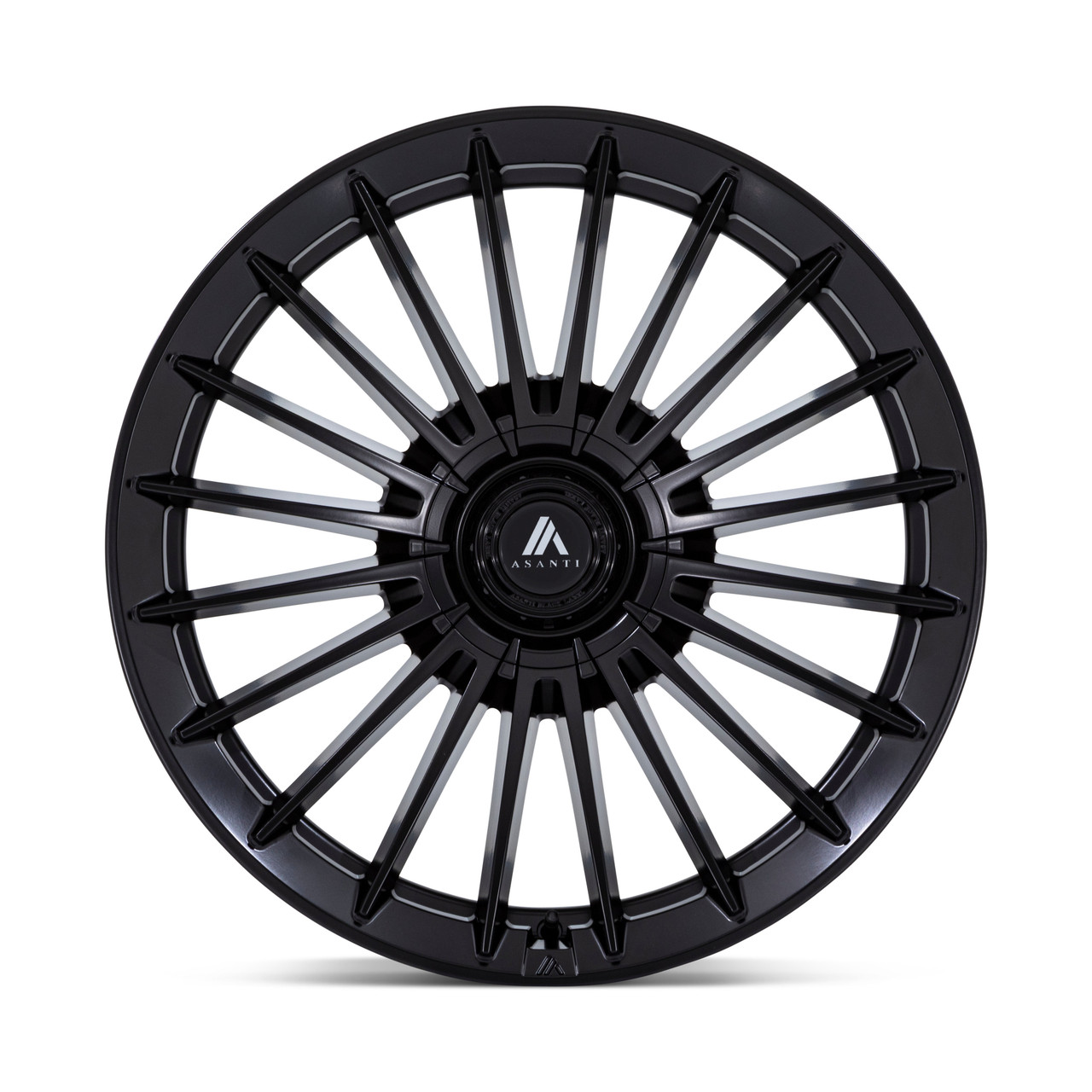 24" Asanti Black AB048 Viceroy Matte Black 24x10 Wheel 5x130 20mm Rim