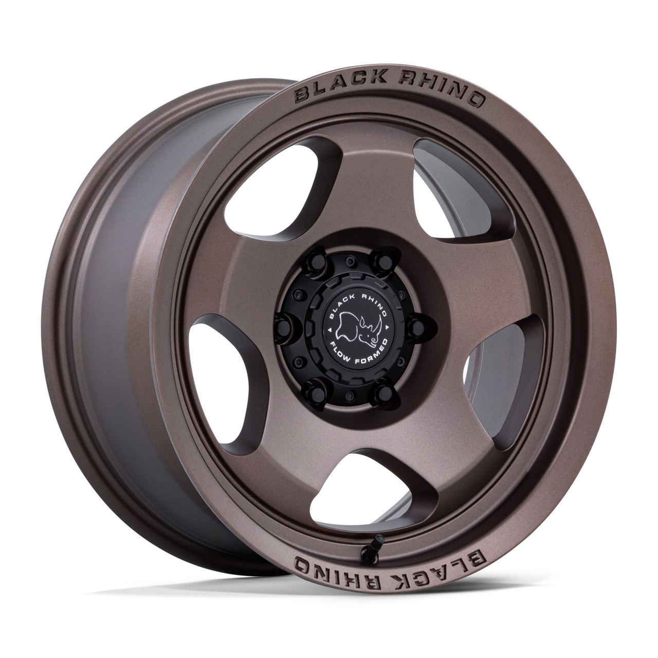 Set 4 17" Black Rhino Hard Alloys BR031 Sol Burnt Bronze 17x9 6x5.5 12mm Wheels