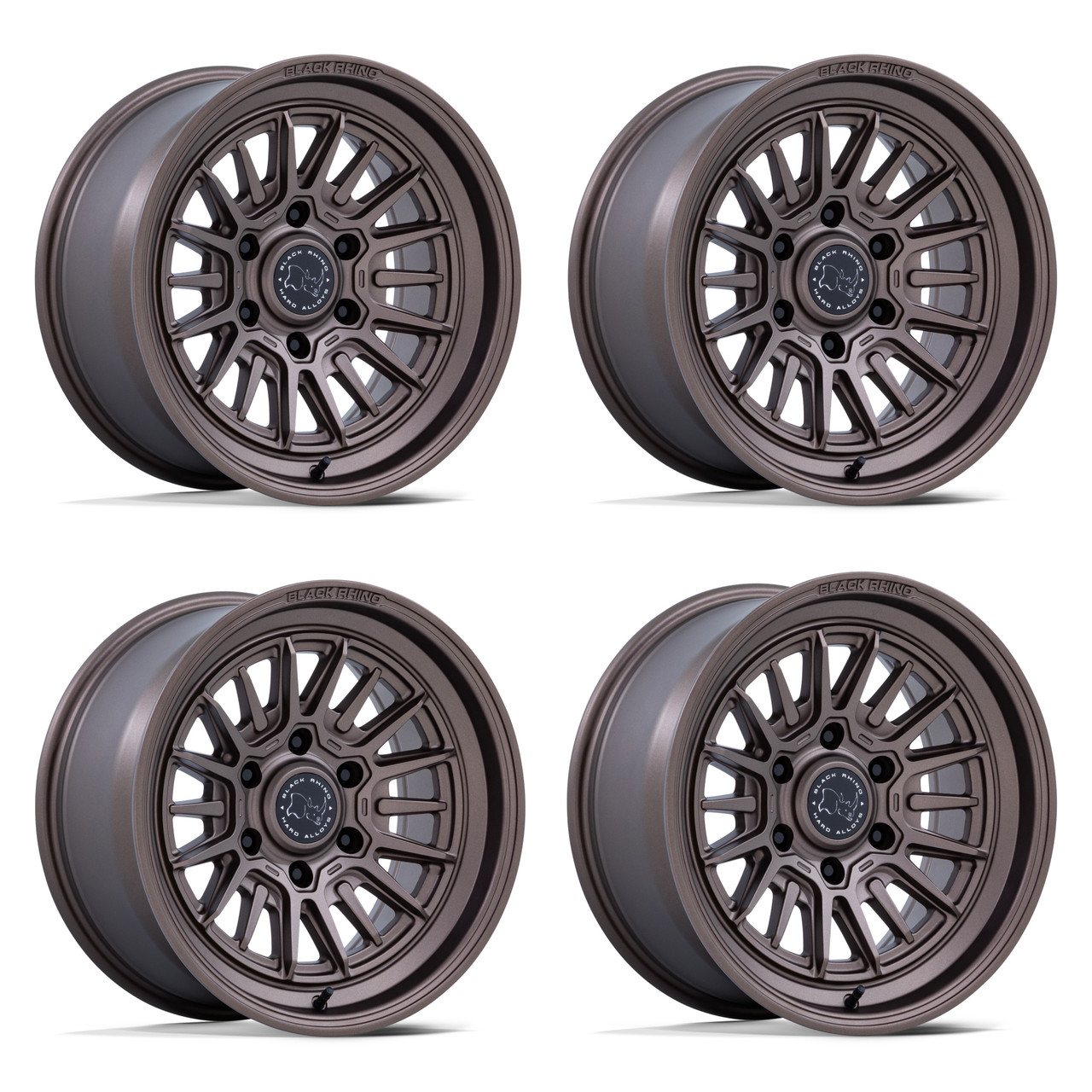 Set 4 20" Black Rhino Hard Alloys BR030 Taleo Burnt Bronze 20x9 6x135 12mm Rims