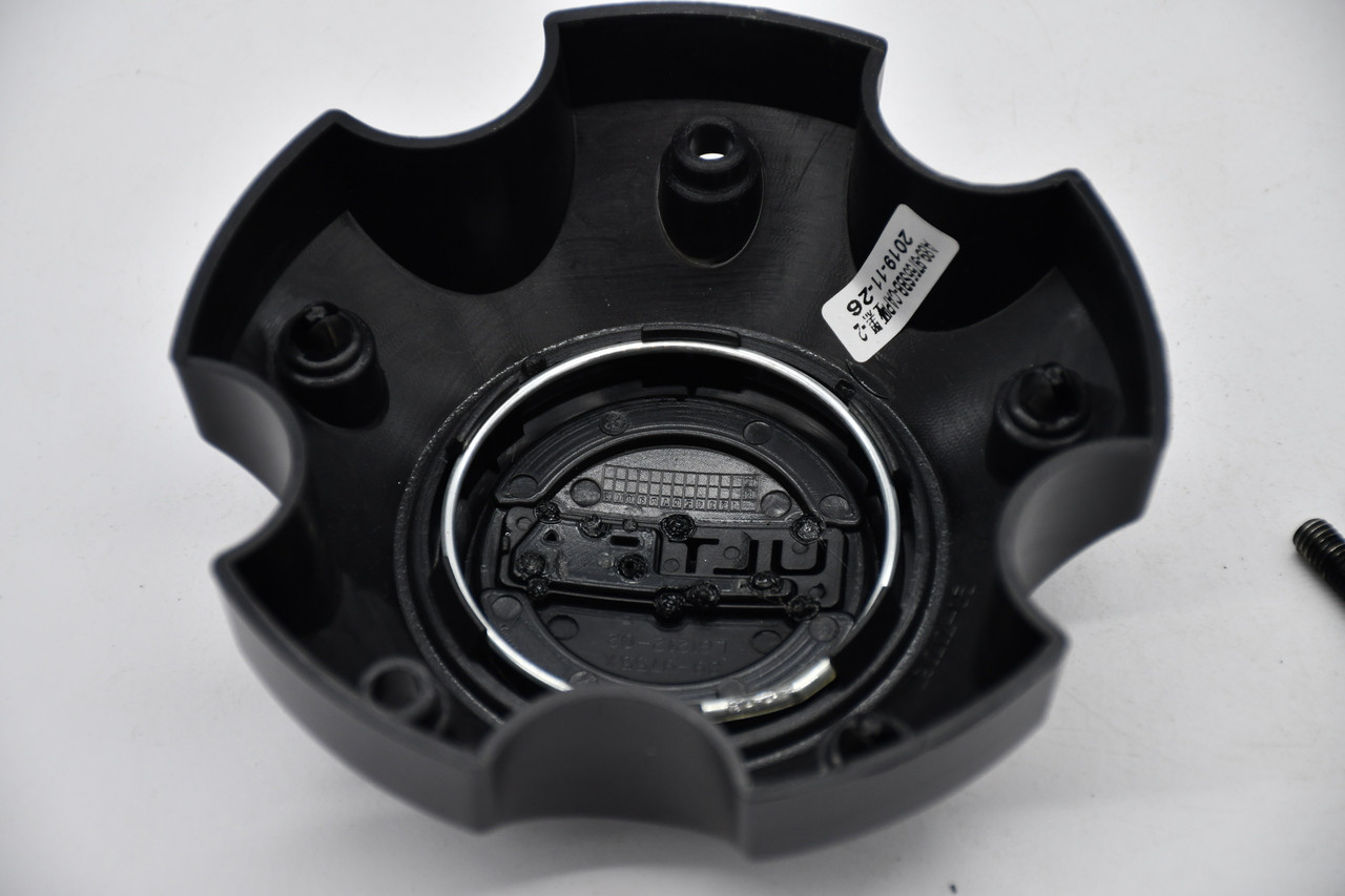 Ultra Satin Black Wheel Center Cap Hub Cap A89-9755SBB-CAP 5" Fits 5x5 5x135