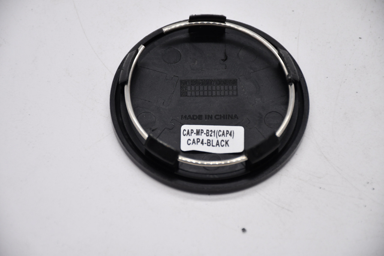 Motiv Black Wheel Center Cap Hub Cap CAP4-BLACK 2.5" Snap In