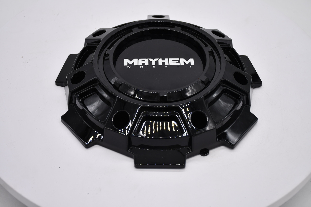 Mayhem C108115B02 Gloss Black 8-Lug Wheel Center Cap Replacement
