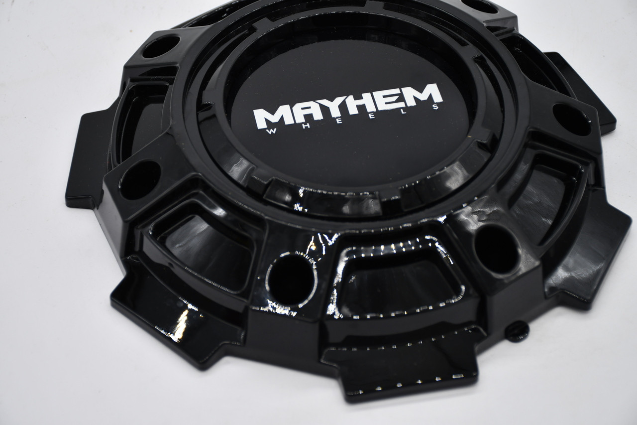 Mayhem Gloss Black Wheel Center Cap Hub Cap C108115B02 9.25" 8115 Apollo 8x6.5 8x170