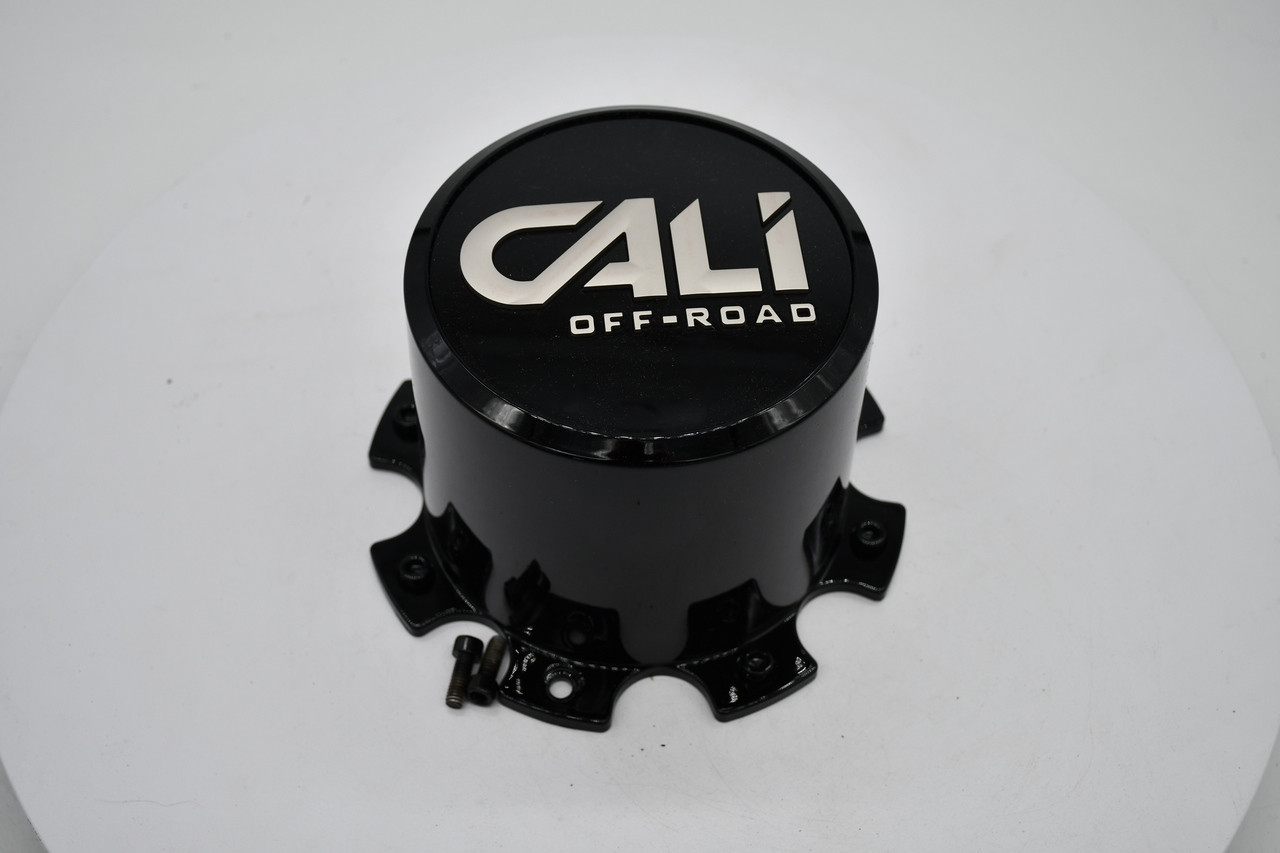 Cali Offroad Black Wheel Center Cap C109110B01-R Summit Dually 8x6.5/8x170 Rear