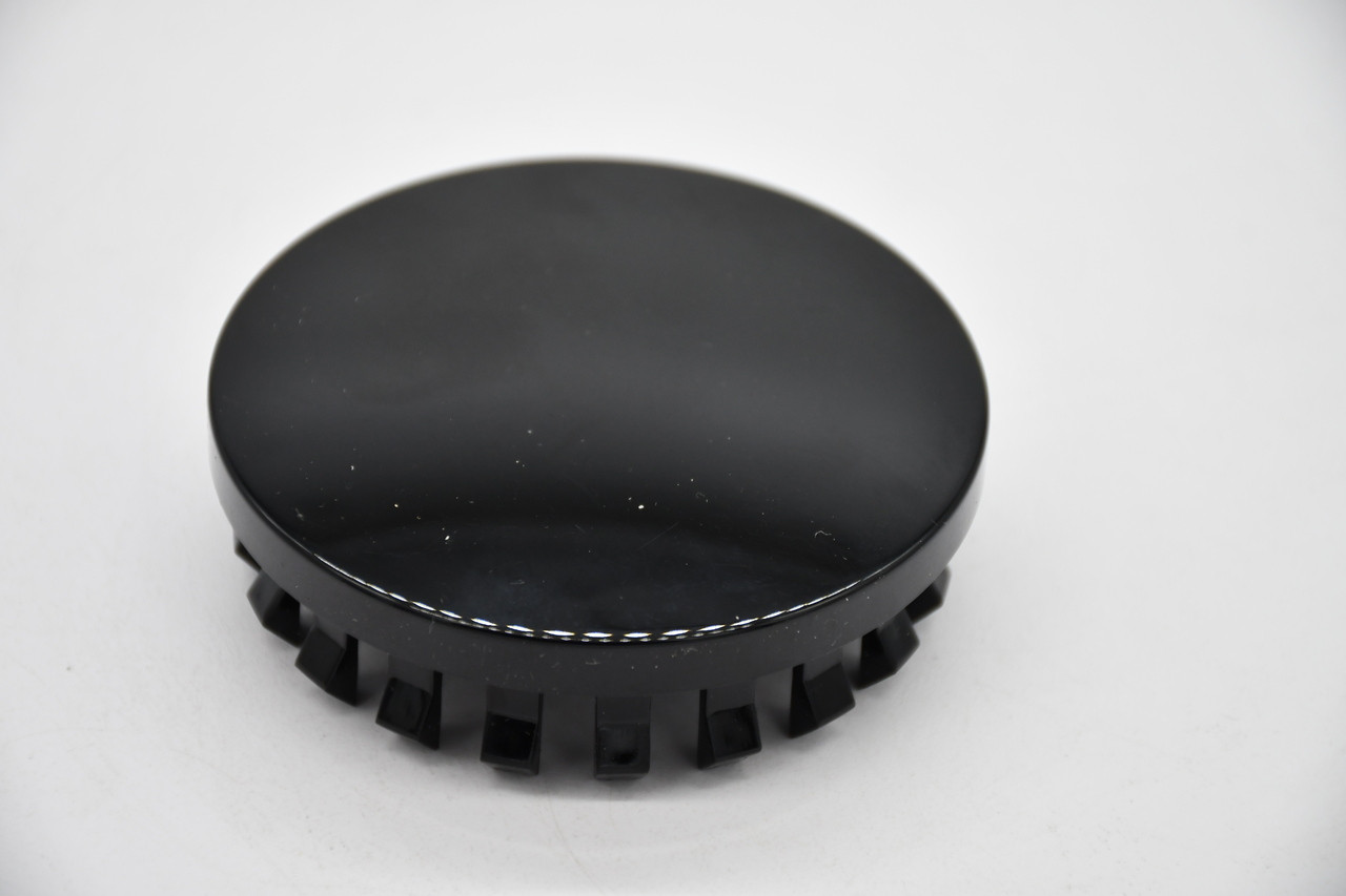 Blank Gloss Black Wheel Center Cap Hub Cap EB-R4-00-000P58 3.375" Snap in, 20 Clips