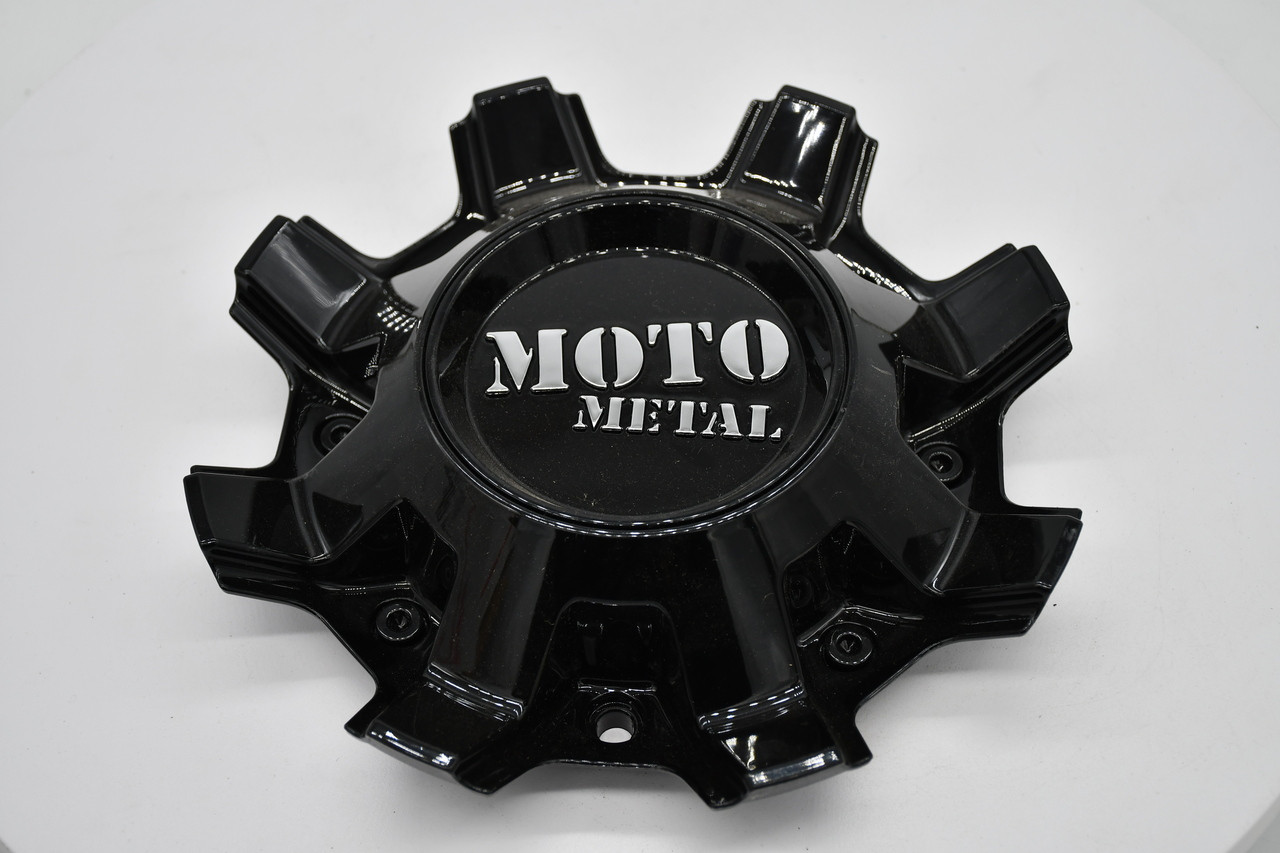 Moto Metal Gloss Black Wheel Center Cap Hub Cap UCAP-MO804C-GB 9" Fits MO804 MO808 20x9 0mm offset wheels