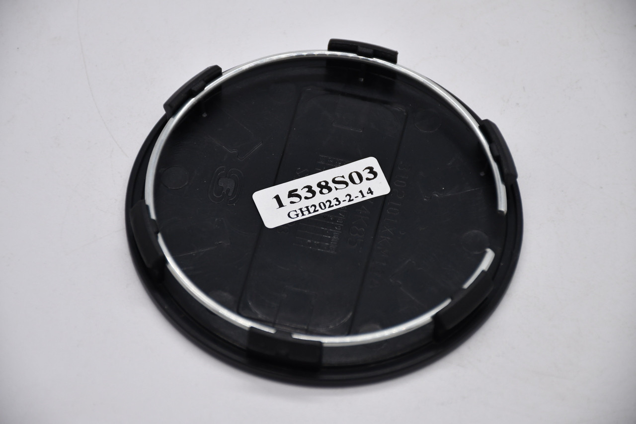 KMC Black Wheel Center Cap Hub Cap 1538S03 3.375" Fits KM719 5/6 Lug