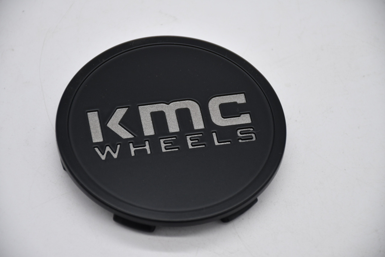 KMC Black Wheel Center Cap Hub Cap 1538S03 3.375" Fits KM719 5/6 Lug