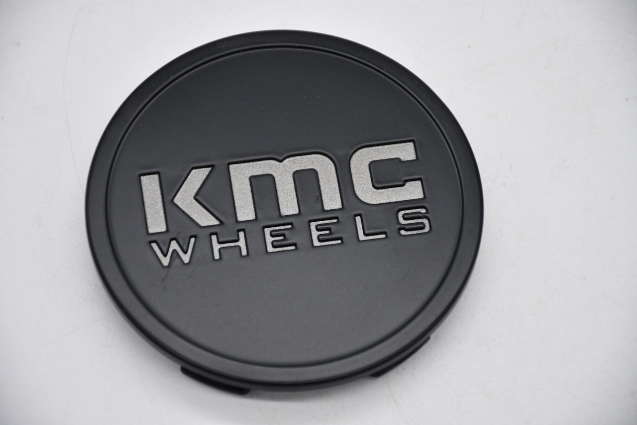 KMC Black Wheel Center Cap Hub Cap 1538S03 3.375" Fits KM719 5/6 Lug
