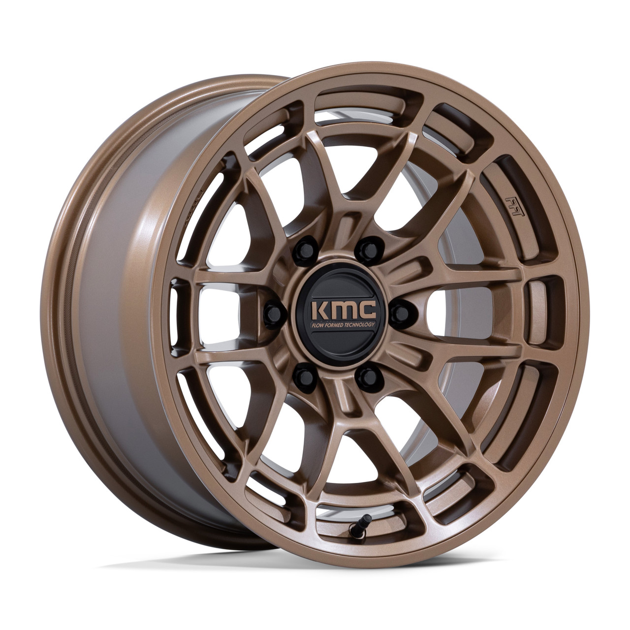 Set 4 17" KMC KM732 Archer Matte Bronze 17x8.5 Wheels 6x5.5 0mm Truck Rims