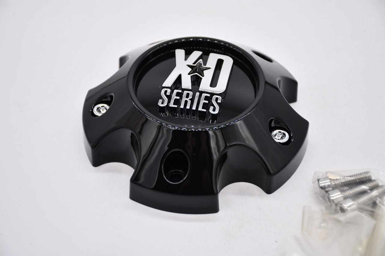 XD Series Gloss Black Wheel Center Cap Hub Cap S057L120GB2-H34 5" XD820 5x5