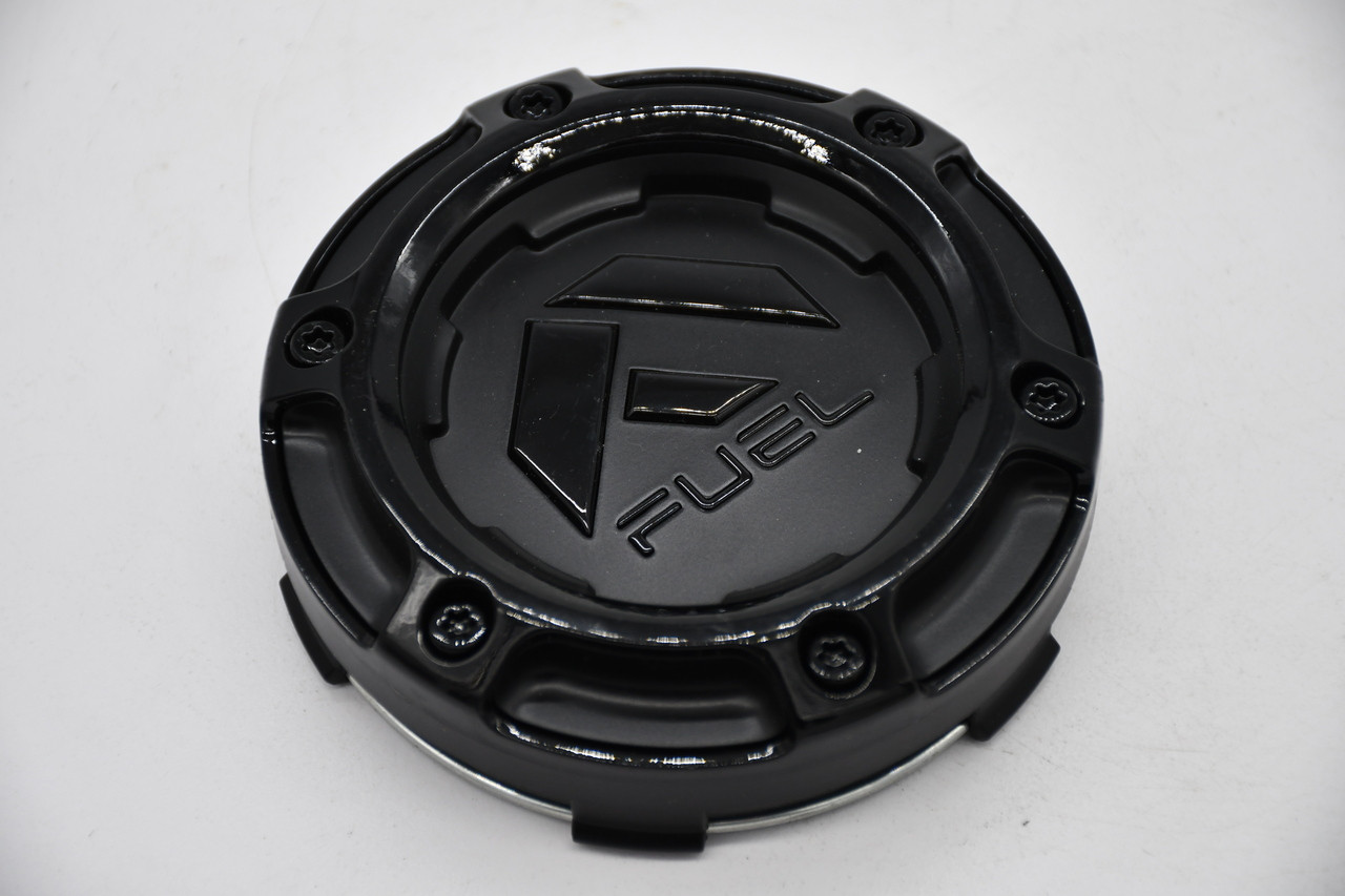Fuel Black Wheel Center Cap Hub Cap 1004-69GBLD 4" 5/6 Lug Quake Kicker Ammo Rebel