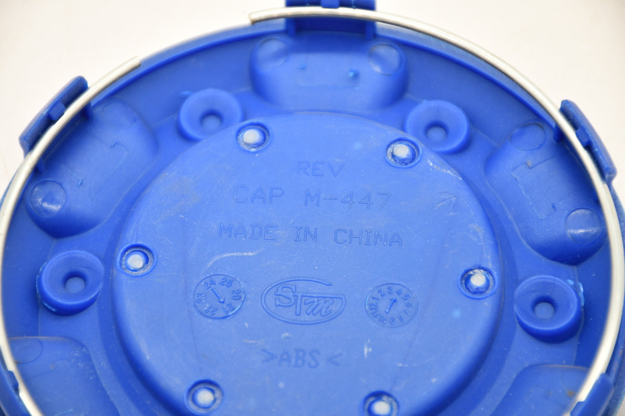 Fuel Blue Wheel Center Cap Hub Cap CAP M-447 (BLUE) 4.375"