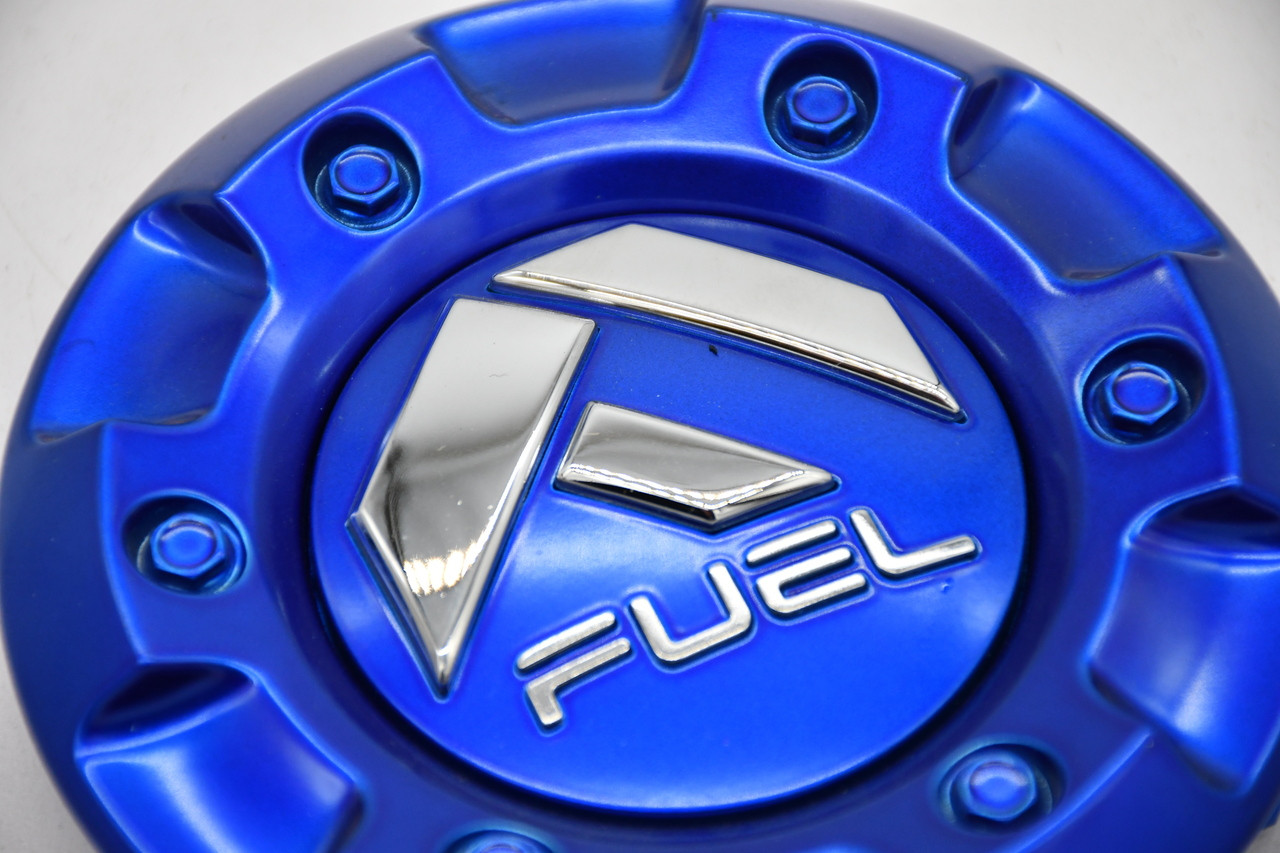 Fuel Blue Wheel Center Cap Hub Cap CAP M-447 (BLUE) 4.375"