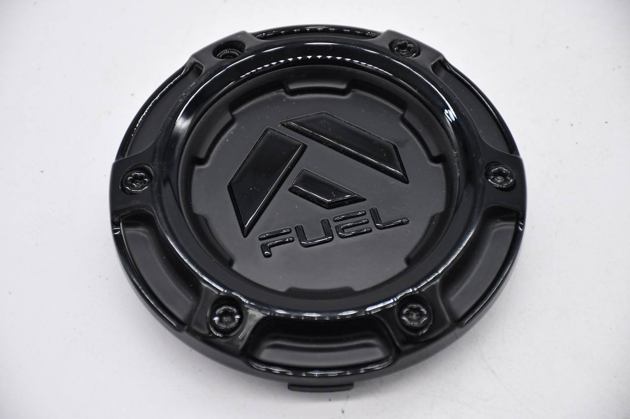 Fuel Black 6 Lug Catalyst Burn Wheel Center Cap Hub Cap 1006-78GBLD 4"