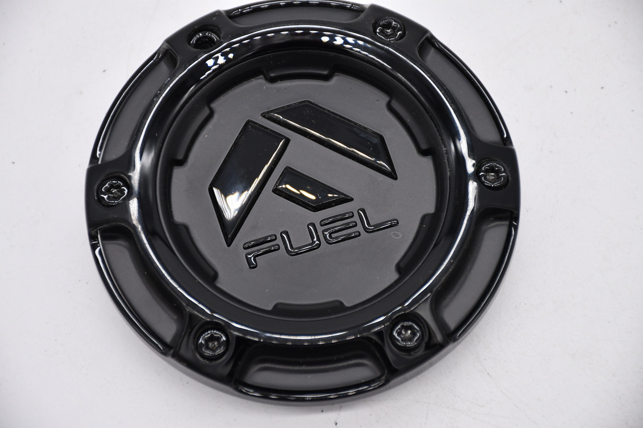 Fuel Black 6 Lug 6x135 6x5.5 Catalyst Burn Wheel Center Cap Hub Cap 1006-78GBLD