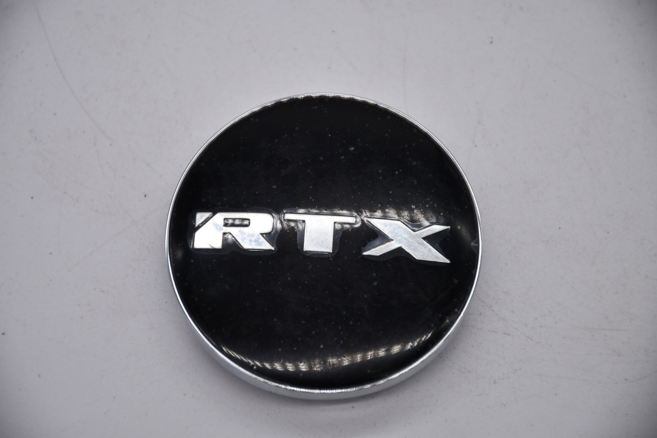 RTX Black Wheel Center Cap Hub Cap 210K62-A (RTX) 2.5" Snap In