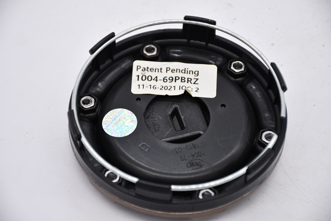 Fuel Bronze Wheel Center Cap Hub Cap U1004-69PBRZ 4" Fits 6 lug Rebar Flux Flame