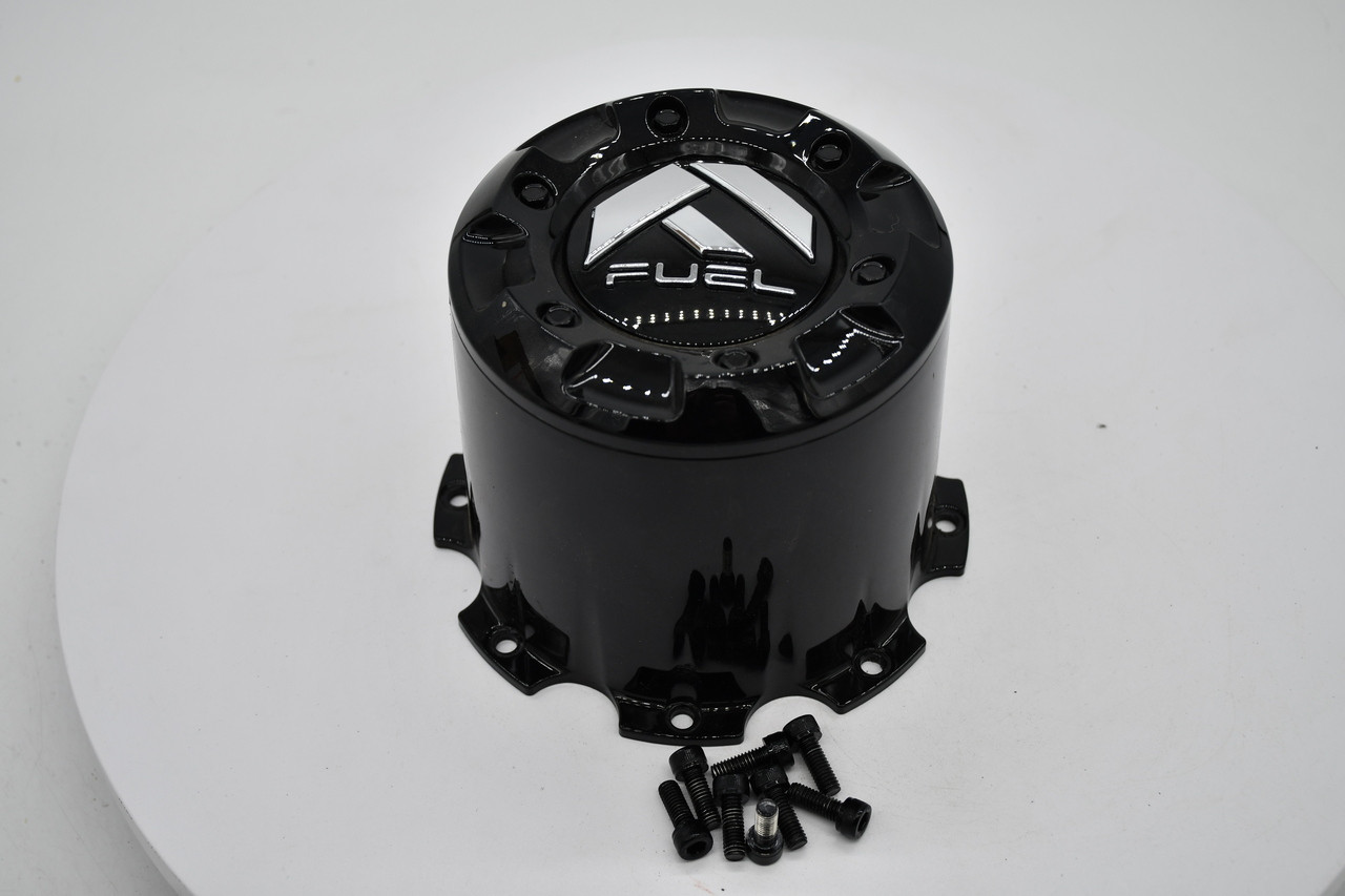Fuel Gloss Black Wheel Center Cap Hub Cap U1003-28GBR 6.25" Rear Dually Blitz