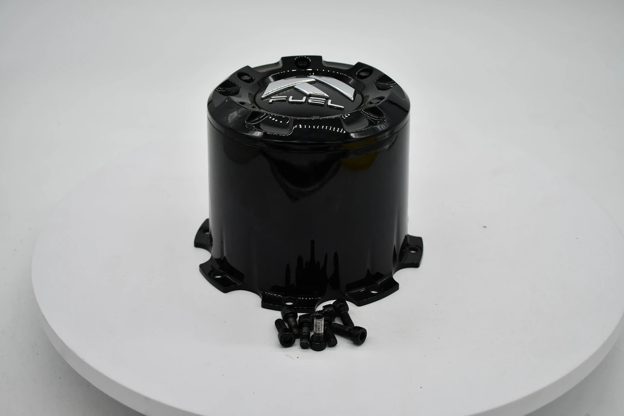 Fuel gloss black dually center cap