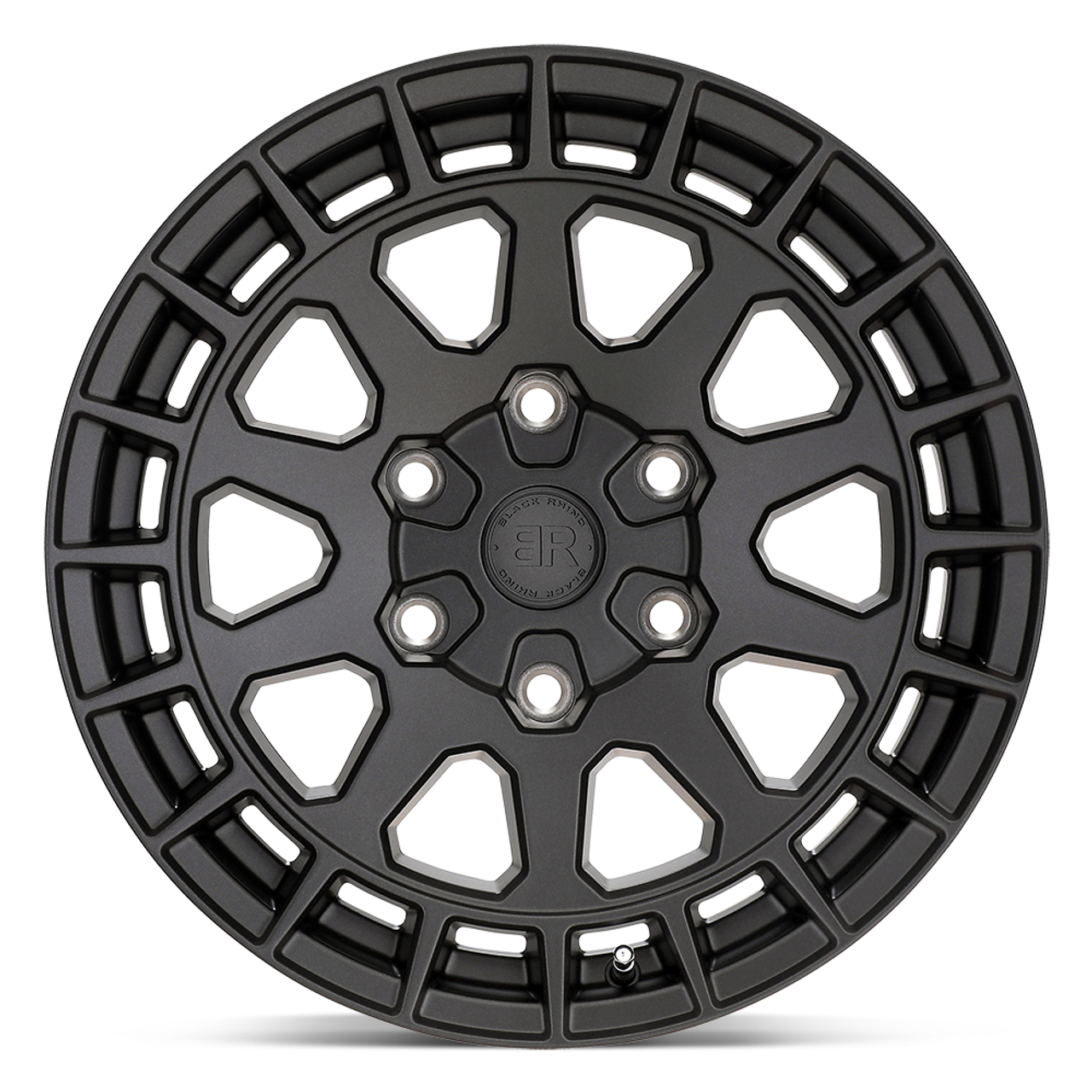Set 4 Black Rhino Boxer 17x8 5x100 Gun Black Wheels 17" 40mm Rims