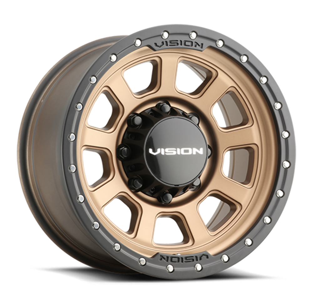 17" Vision 350 Ojos Beadlock Bronze 17x9 Wheel 5x5.5 (5x139.7) -40mm Rim