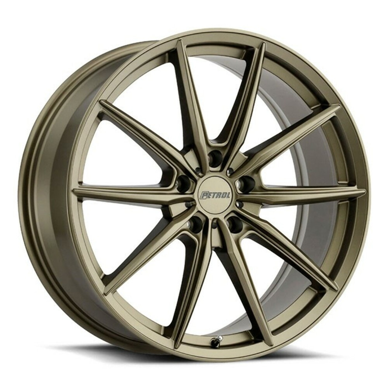 Set 4 17" Petrol P4B 17x8 5x110 Matte Bronze Wheels 40mm Rims