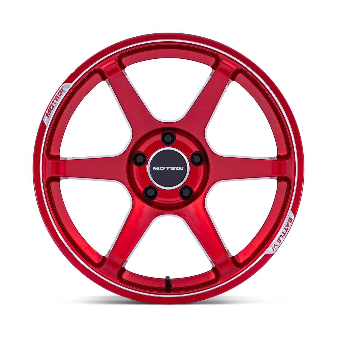 Set 4 18" Motegi MR160 Battle Vi Cherry Red Metallic Mch Lip 18x8.5 5x100 30mm