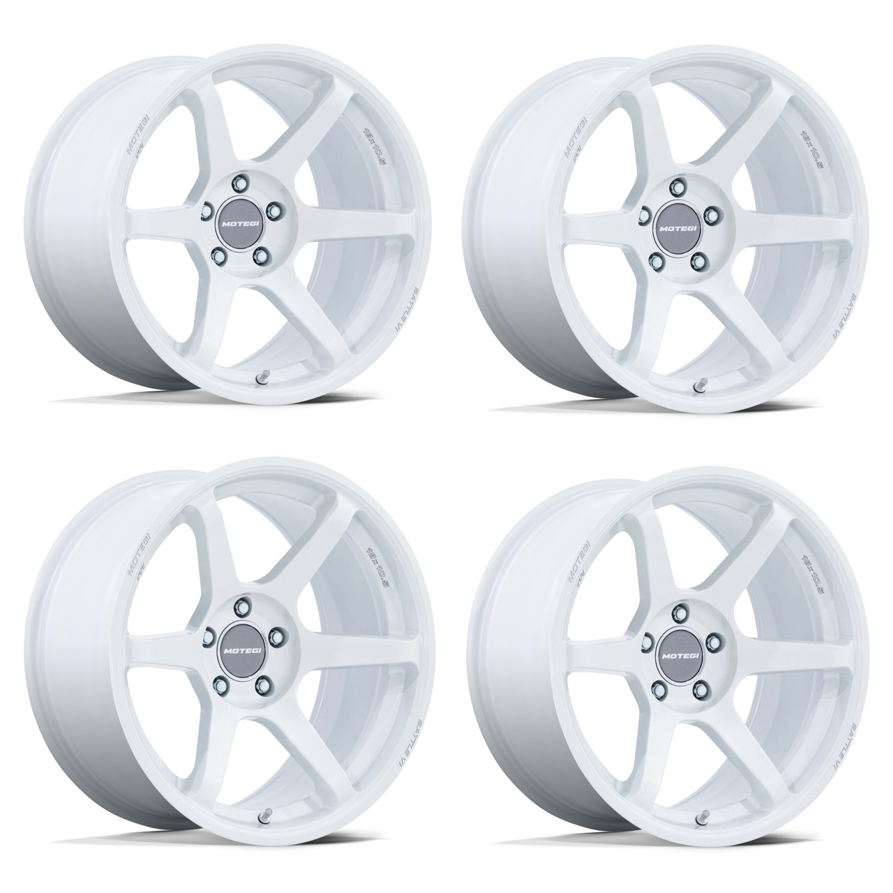Set 4 19" Motegi MR160 Battle VI Matsuri White Pearl 19x8.5 5x4.5 20mm Wheels
