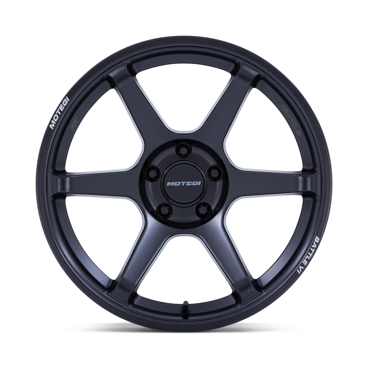 18" Motegi MR160 Battle VI Matte Blackbird Metallic 18x8.5 Wheel 5x4.5 22mm Rim