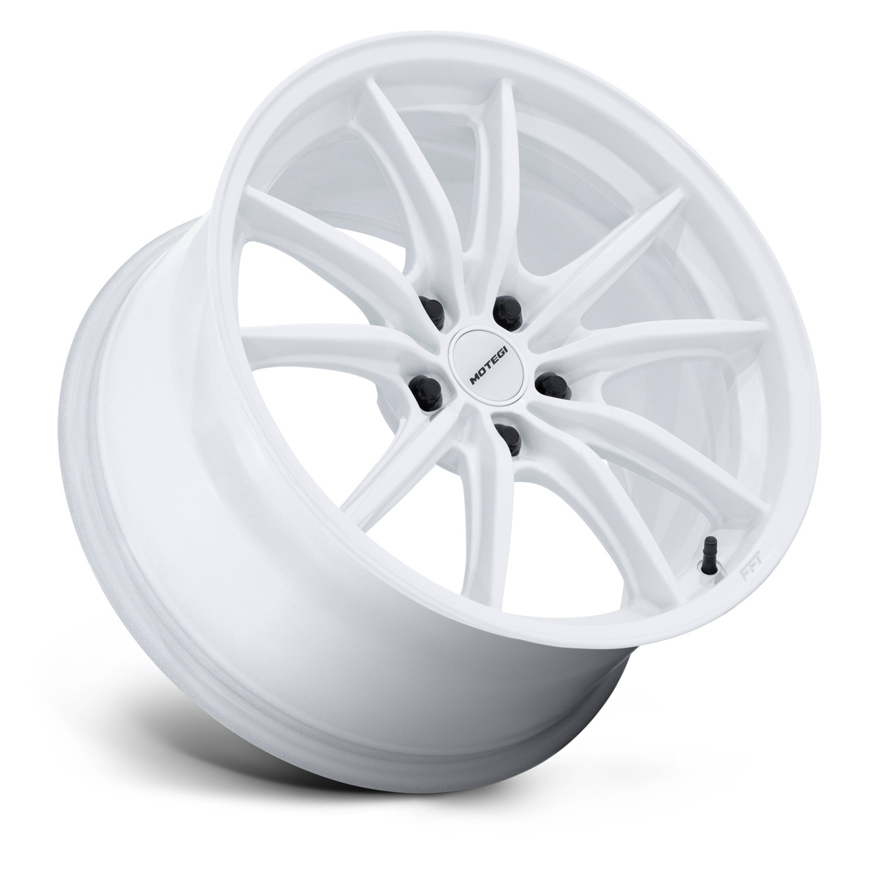 17" Motegi MR162 Zentoku Gloss White 17x8.5 Wheel 5x4.5 45mm Rim MR162WX17851245