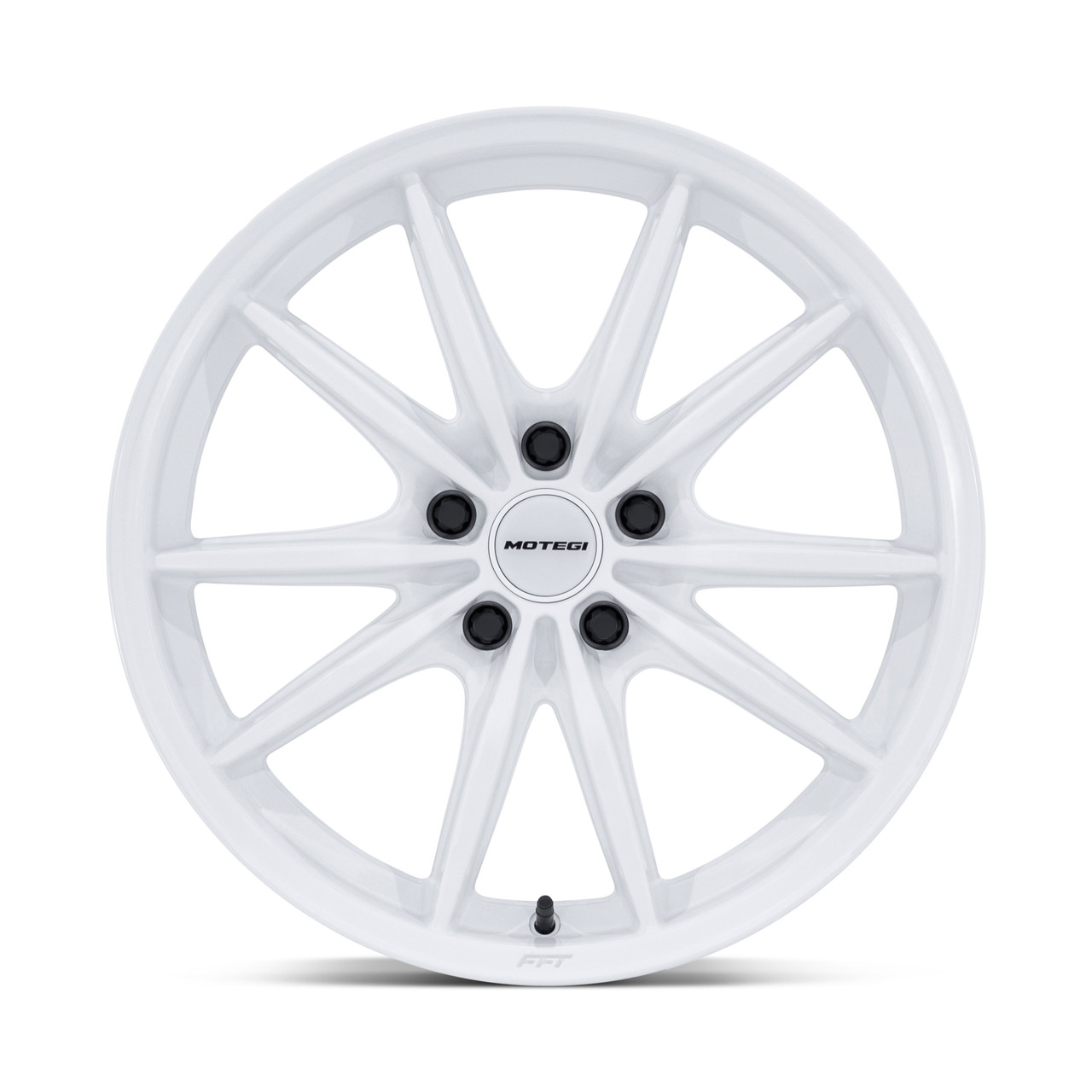 18" Motegi MR162 Zentoku Gloss White 18x9.5 Wheel 5x4.5 40mm Rim MR162WX18951240